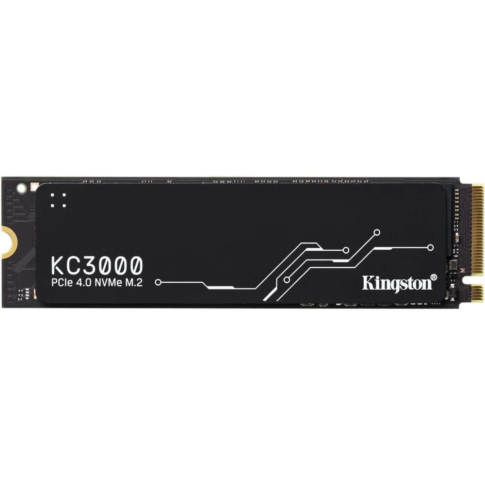 M.2 2280 512GB Kingston KC3000 Client SSD SKC3000S/512G PCIe 4.0 NVMe, 7000/3900, IOPS 450/900K, MTBF 1.8M, 3D TLC, 400TBW, 0.71DWPD, with Heat Spreader (5 лет), RTL (324402)