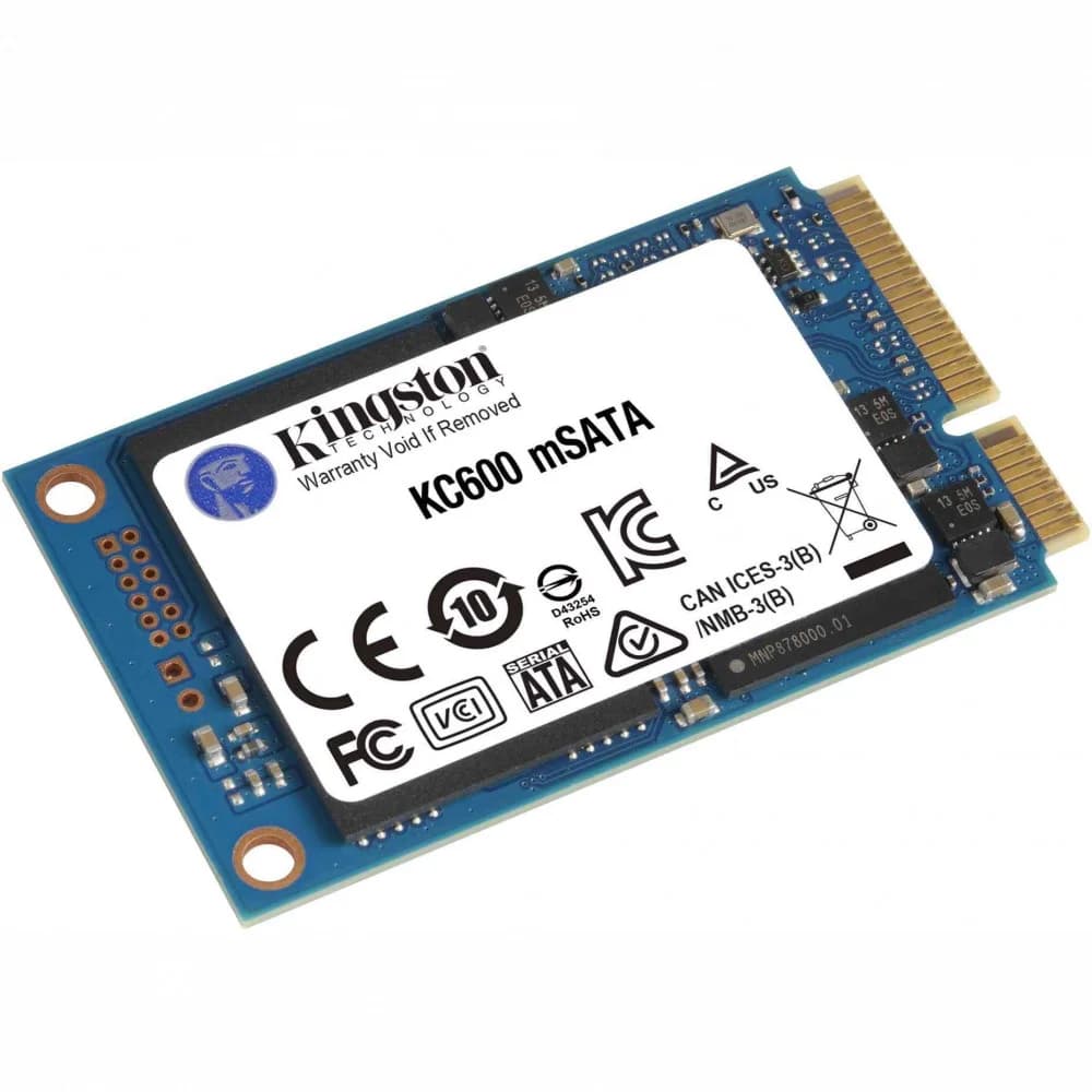 Твердотельный накопитель SSD 1024 Gb mSATA 3.0 Kingston SKC600MS/1024G 3D TLC