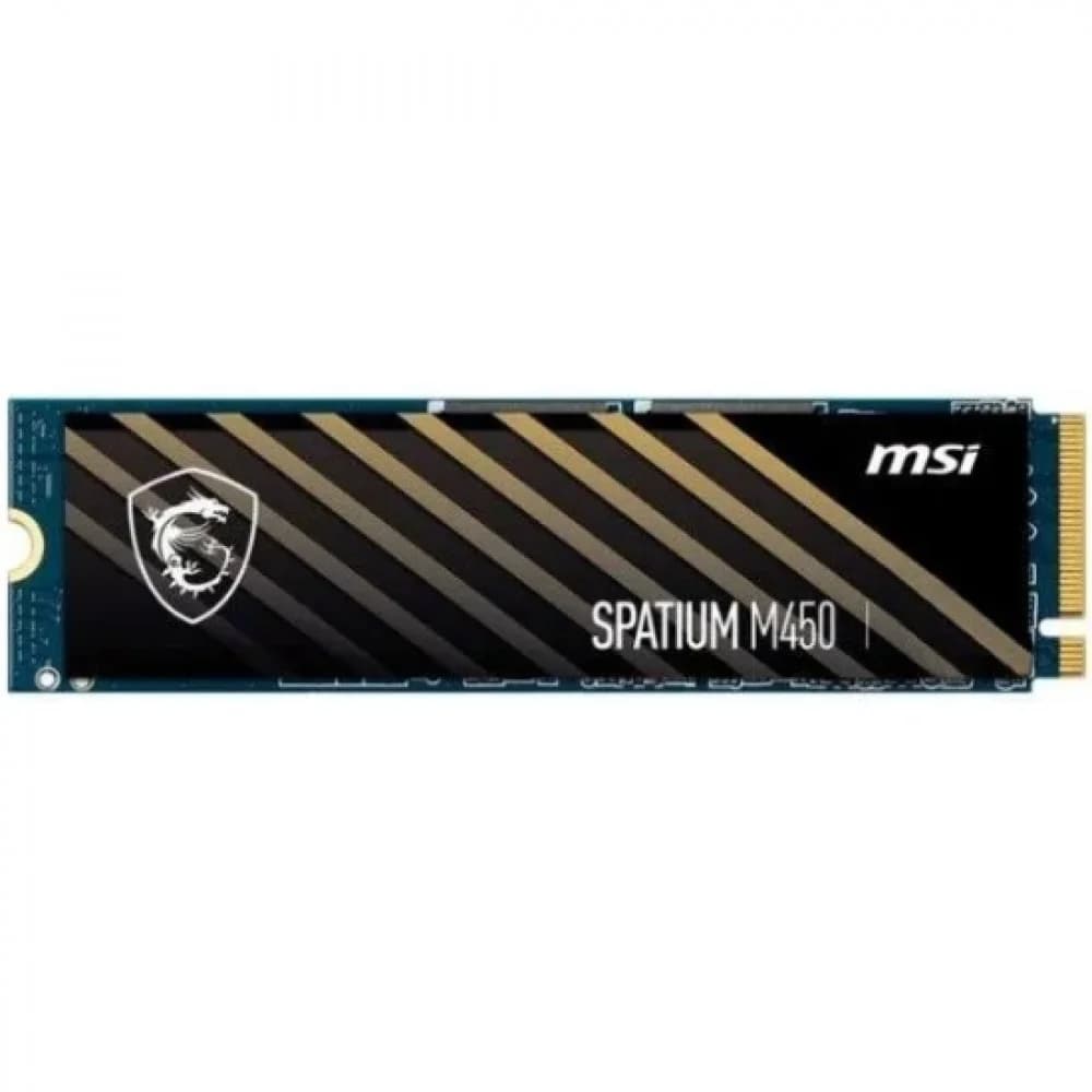 Твердотельный накопитель 1000Gb SSD MSI SPATIUM M450 PCIe 4.0 NVMe M.2 1TB V1 R3400Mb/s W2400MB/s MTBF более 1,5 млн часов S78-440L0M0-P83