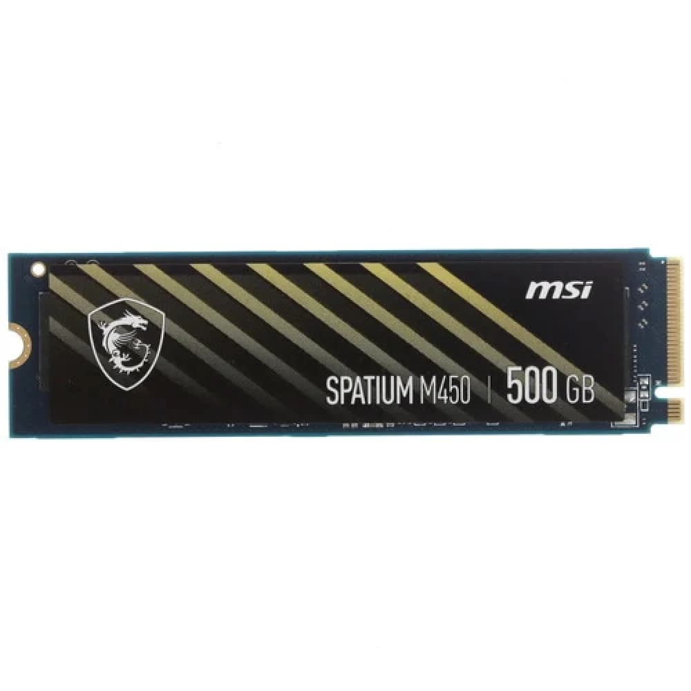 SSD жесткий диск PCIE 4.0 NVME M.2 500GB SPATIUM M450 500GB V1 MSI