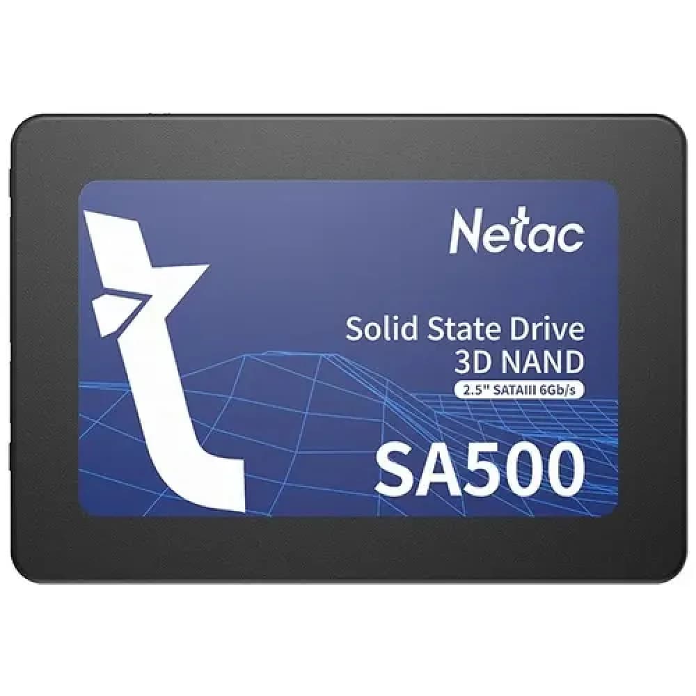 Netac SSD SA500 2.5 SATAIII 3D NAND 960GB, R/W up to 530/475MB/s, 3y wty