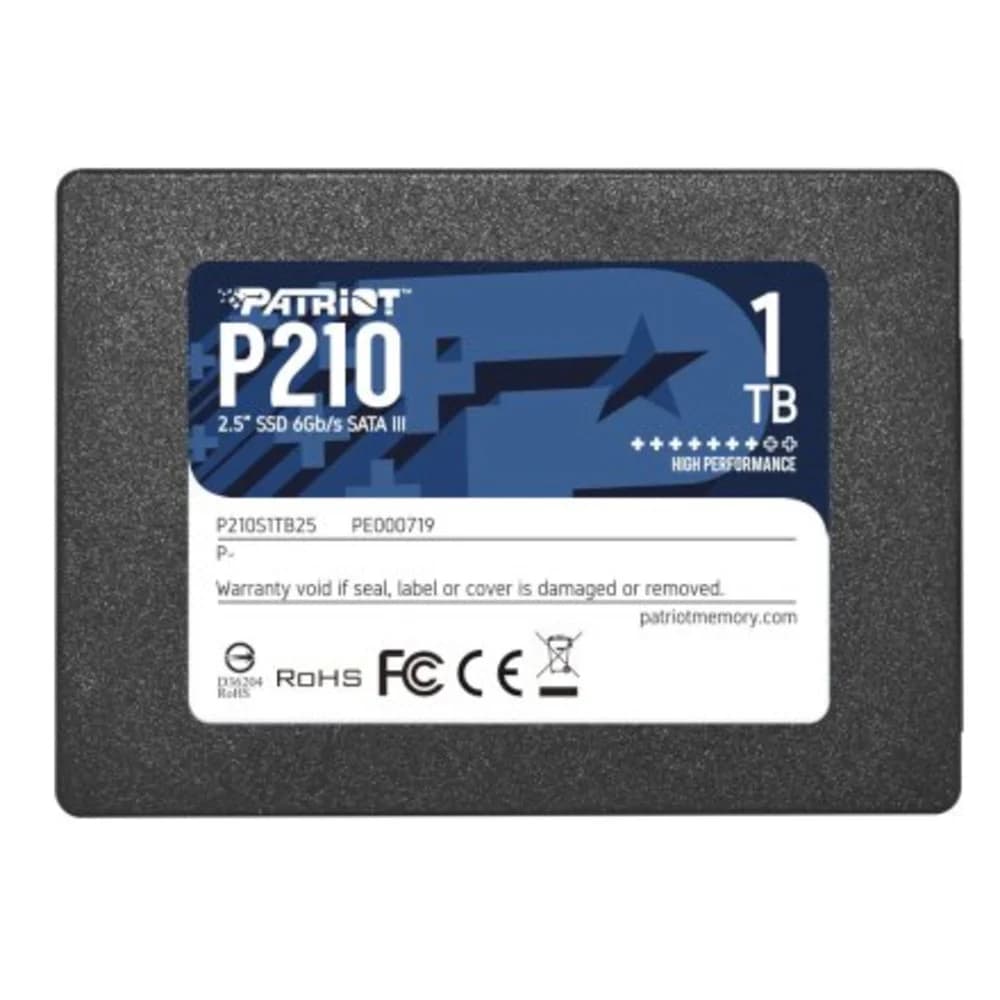 Накопитель SSD Patriot SATA III 1Tb P210S1TB25 P210 2.5"