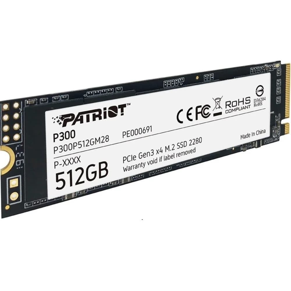SSD жесткий диск M.2 2280 512GB QLC P300P512GM28 PATRIOT