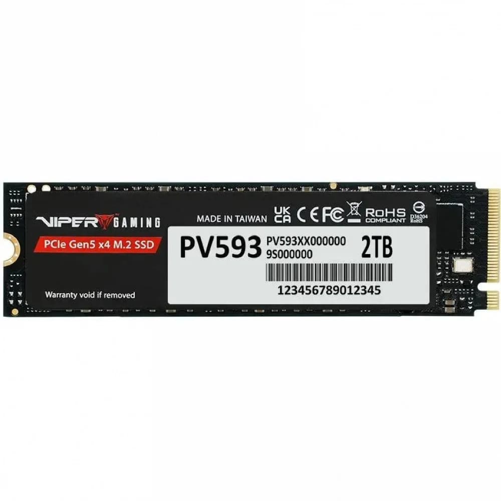 Накопитель SSD M.2 PCIE 2TB 2280 NVMe PV593P2TBM28H PATRIOT