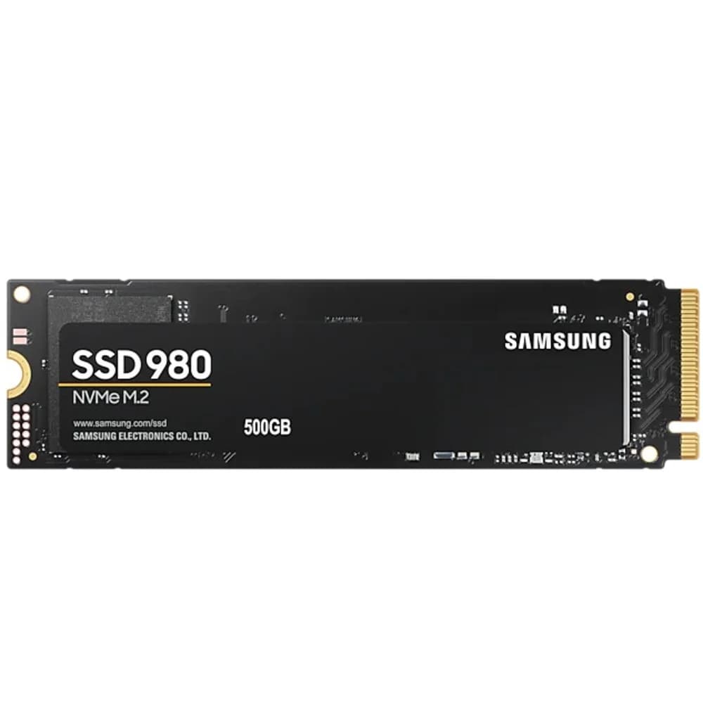 M.2 2280 500GB Samsung 980 Client SSD MZ-V8V500BW PCIe Gen4x4 with NVMe, 3100/2600, IOPS 400/470K, MTBF 1.5M, 3D NAND TLC, 300TBW, 0,33DWPD, RTL {10}, (572227)