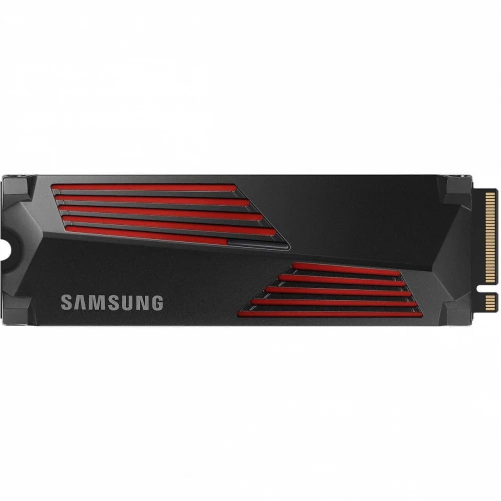 Samsung SSD 990 PRO, 1000GB, M.2(22x80mm), NVMe 2.0, PCIe 4.0 x4, V-NAND TLC, R/W 7450/6900MB/s, IOPs 1 200 000/1 550 000, DRAM buffer 1024MB, TBW 600, DWPD 0.33, with Heatsink