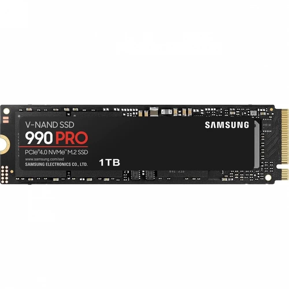 M.2 2280 1TB Samsung 990 PRO Black Client SSD MZ-V9P1T0B/AM PCI-E 4.0 x4, V-NAND 3-bit MLC, 7450/6900, 600TBW