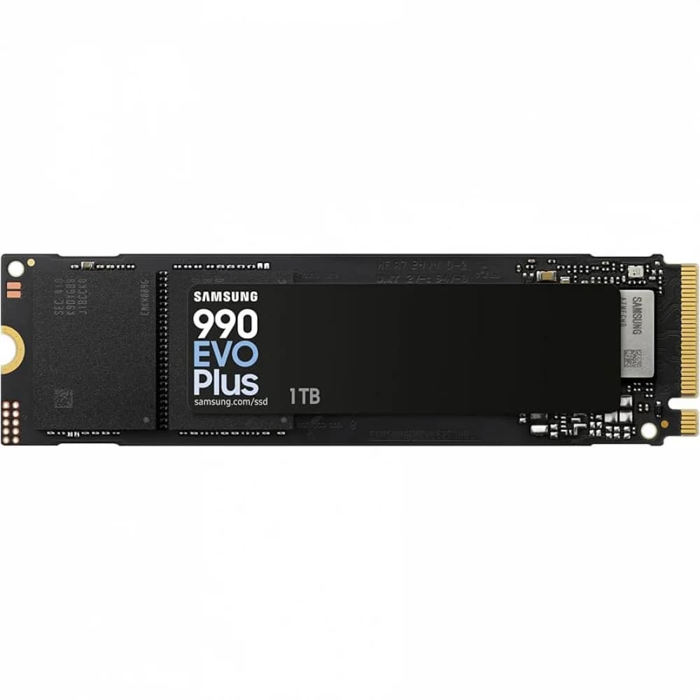 Твердотельный накопитель 1000Gb SSD Samsung 990 EVO Plus M.2 PCIe 4.0 R7250Mb/s W6300MB/s MZ-V9S1T0BW