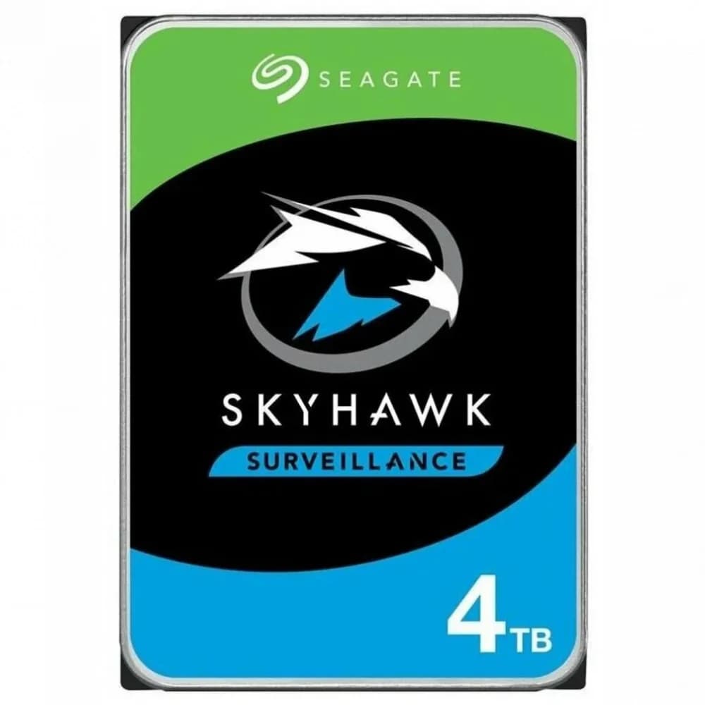 Жесткий диск Seagate SkyHawk ST4000VX016 4TB, 3.5", 5900 RPM, SATA-III, 512e, 256MB, для систем видеонаблюдения (аналог ST4000VX013)