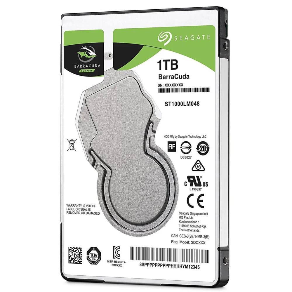Жесткий диск Seagate BarraCuda 1TB SATA 2.5" 5400RPM 128Mb Характеристики: Байт на сектор (логическая/физическая память): 512/4096 Производительность: Интерфейс: 6 Гбит/с (SATA) Скорость передачи да