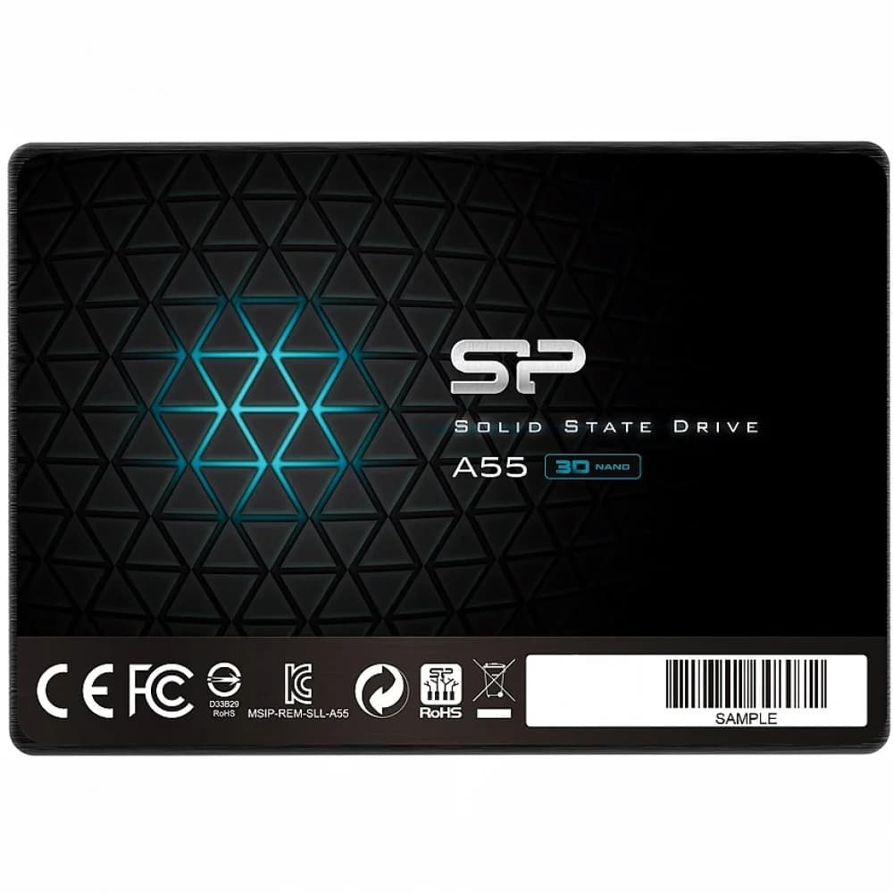 SSD SATA 2 TB Silicon Power A55 SP002TBSS3A55S25, SATA 6Gb/s