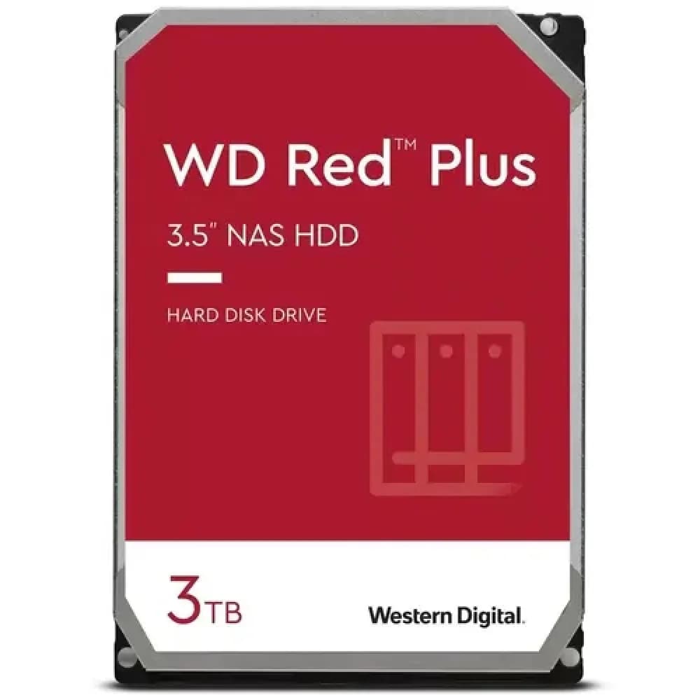 Жесткий диск WD SATA-III 3TB WD30EFPX Red Plus (5400rpm) 256Mb 3.5"