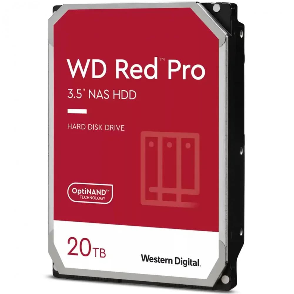 Жёсткий диск HDD 20 Tb SATA 6Gb/s Western Digital Red Pro WD201KFGX 3.5" 7200rpm 512Mb