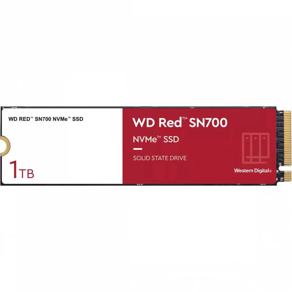 Твердотельный накопитель SSD WD Red SN700 NVMe WDS100T1R0C 1ТБ M2.2280 NVMe PCIe Gen3 8Gb/s