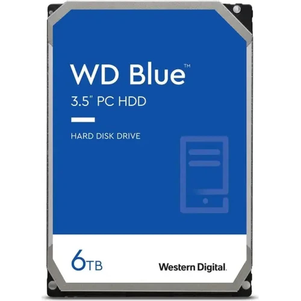 Жесткий диск SATA 6TB 6GB/S 256MB BLUE WD60EZAX WDC