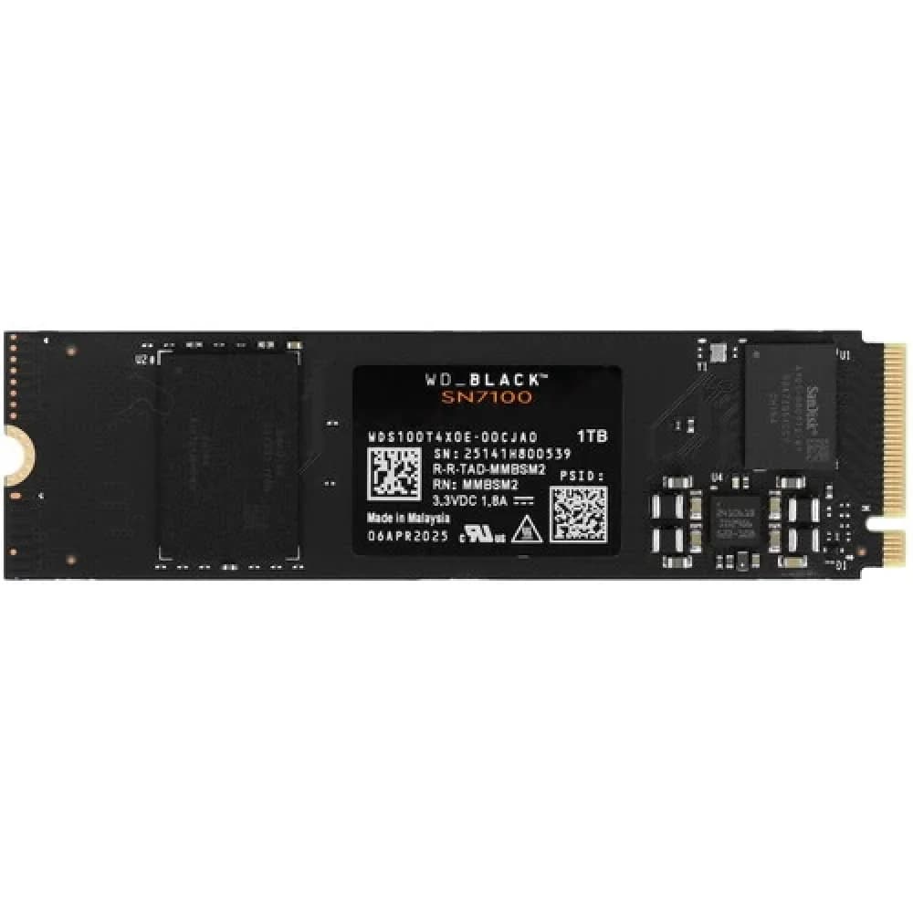 Твердотельный накопитель 1000GB SSD WD BLACK SN7100 M.2 2280 NVMe R7200/W6900 WDS100T4X0E