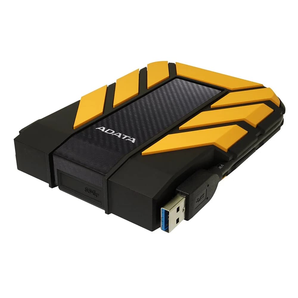 Жесткий диск A-Data USB 3.1 2Tb AHD710P-2TU31-CYL HD710P DashDrive Durable 2.5 черный/желтый