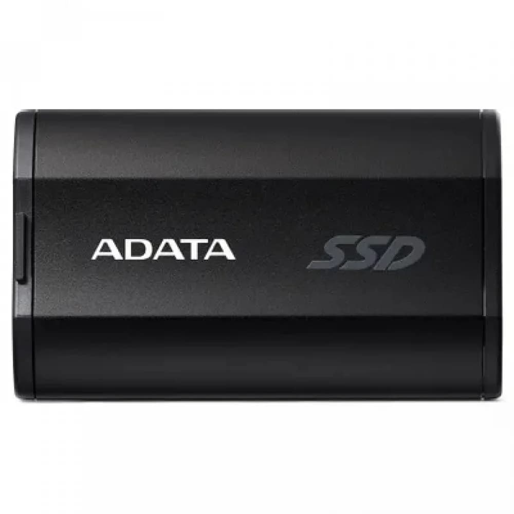 Твердотельный накопитель/ ADATA External SSD SD810, 500GB, Type-C, USB 3.2 Gen2х2, up to R/W 2000/2000 MB/s, 72.7x44x12.2mm, Black (5 лет)
