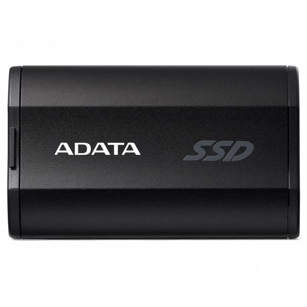 Твердотельный накопитель/ ADATA External SSD SD810, 2000GB, Type-C, USB 3.2 Gen2х2, up to R/W 2000/2000 MB/s, 72.7x44x12.2mm, Black (5 лет)