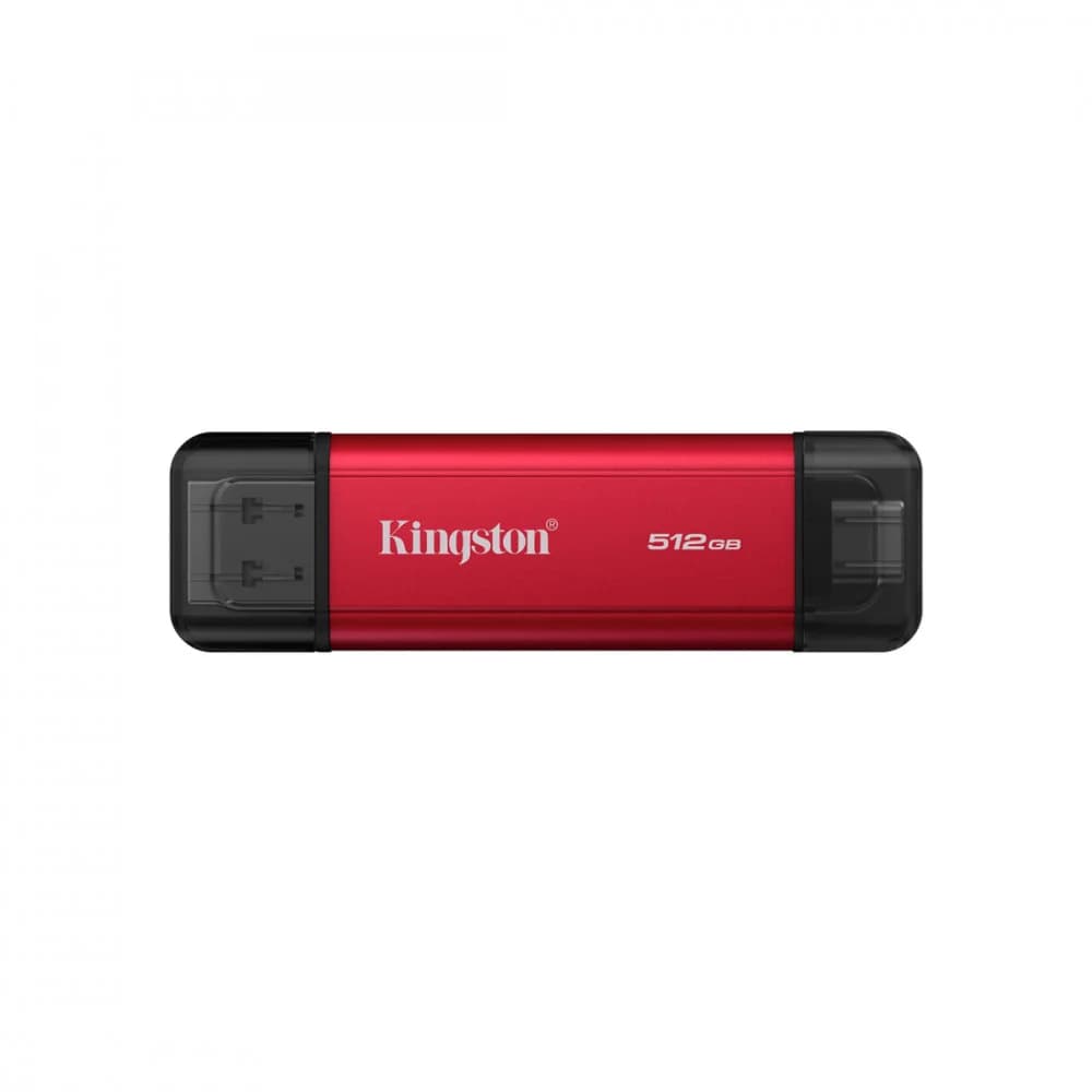 Внешний SSD диск, Kingston, Dual Portable, SPSD/512GB, 512GB, USB-C/USB-A, Красный