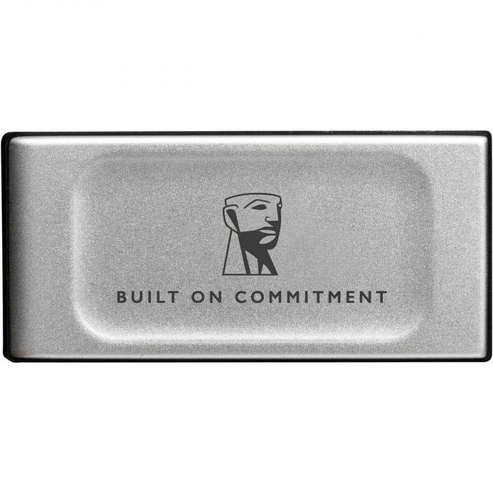 Твердотельный накопитель/ Kingston External SSD XS2000 BOC, 2000GB, Type-C, USB 3.2 Gen 2x2, R/W 2000/2000MB/s, IP55, 70x33x14mm, Silver (60 мес)