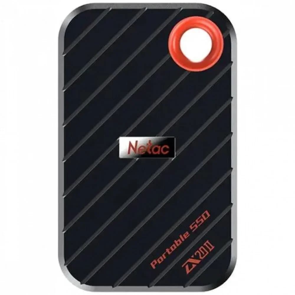 Накопитель SSD Netac USB-C 1000GB NT01ZX20II-1T0-32BK ZX20 II черный