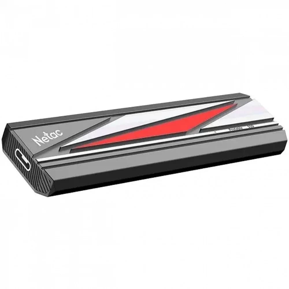 Netac ZX20L 2TB USB 3.2 Gen 2 Type-C External SSD, R/W up to 2000MB/1800MB/s, with USB C to A cable and 20Gbps USB C to C cable, 5Y wty