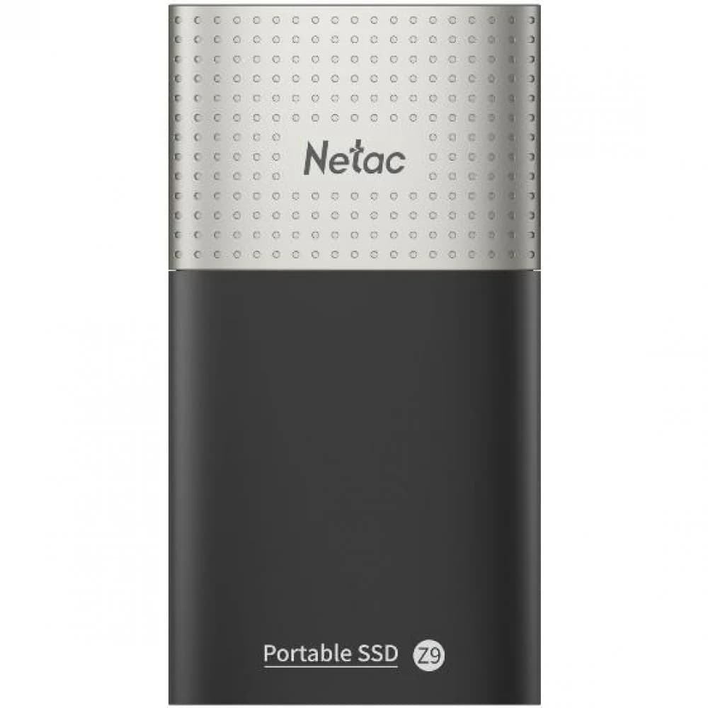 Внешний твердотельный накопитель Netac Z9 USB 3.2 Gen 2 Type-C External SSD 2TB, R/W up to 550MB/480MB/s,with USB-C to USB-A cable and USB-A to USB-C adapter