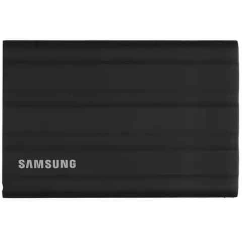 Внешние HDD и SSD/ Samsung External SSD T7 Shield, 4TB, Type C-to-C/A, USB 3.2 Gen2, R/W 1050/1000MB/s, IP65, 88x59x13mm, 98g, Black (12 мес.)