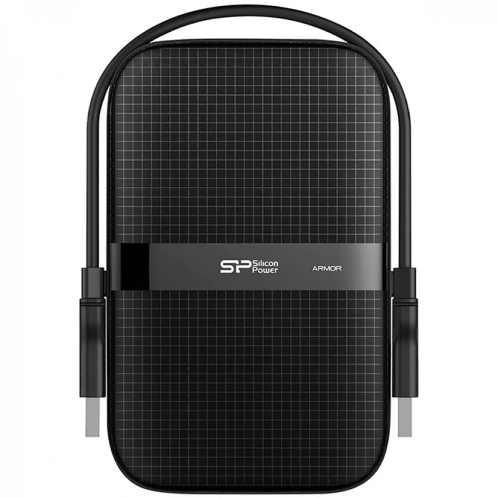 HDD USB 2 TB Silicon Power, A60, SP020TBPHDA60S3A, USB 3.2, black