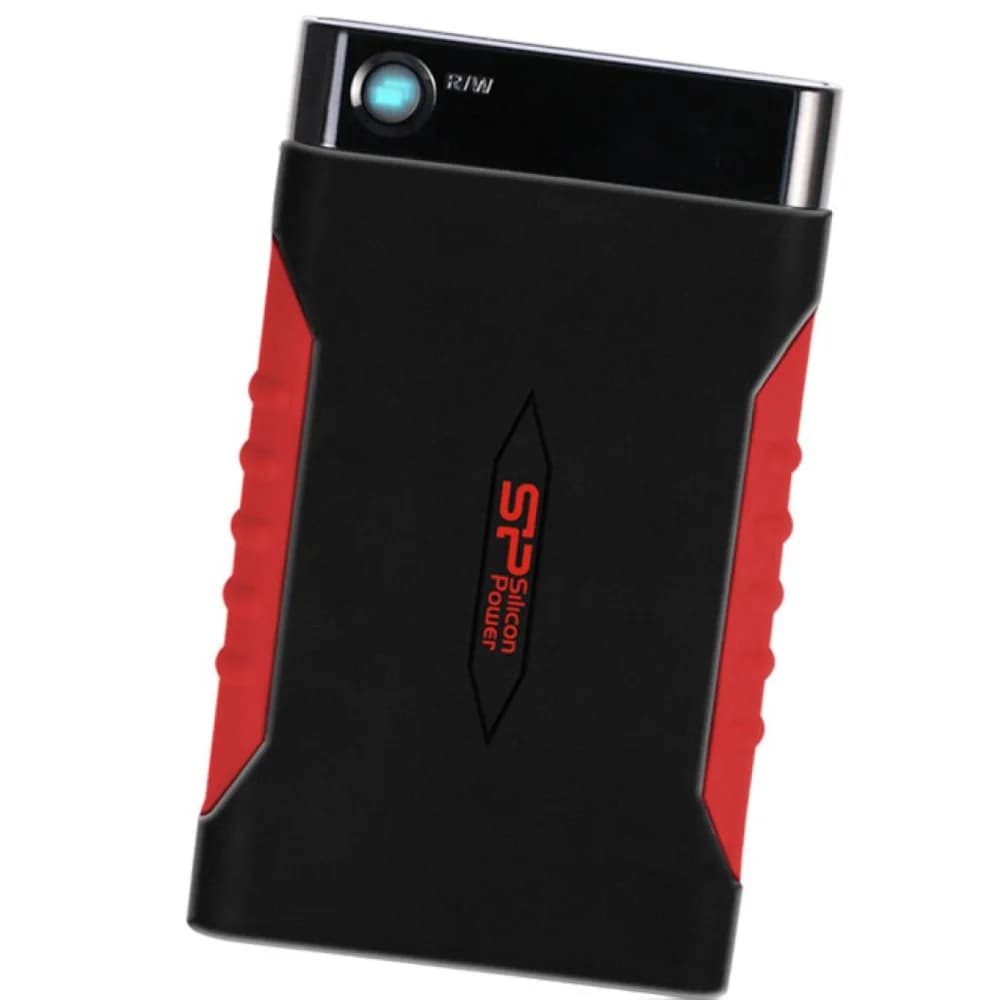 Жесткий диск Silicon Power A15 Armor USB 3.0 2Tb 2.5 (черный/красный) SP020TBPHDA15S3L