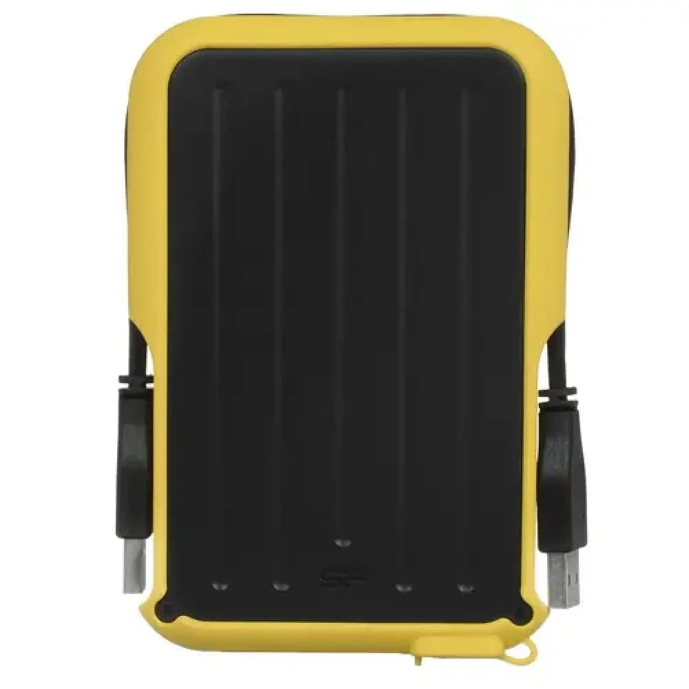 External HDD 2.5" 2.0Tb Silicon Power Armor A66 черно-жёлтый (USB3.2, прорезиненный, противоударный MIL-STD-810G, пыле-влагозащищенный IPX4)