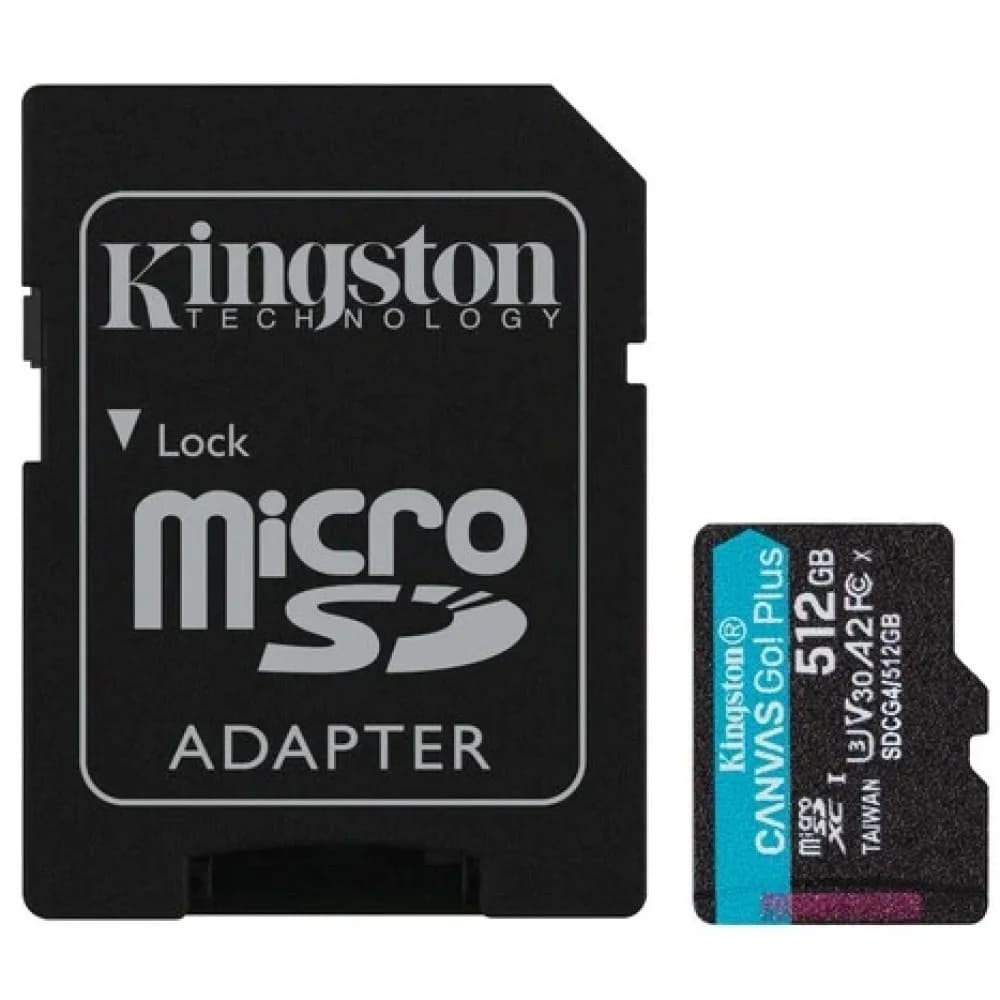 Карта памяти MicroSD 512GB Class 10 U3 Kingston SDCG4/512GB SDCG4/512GB