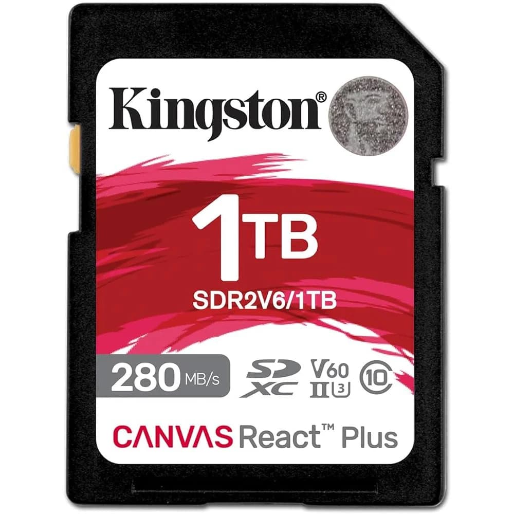 Флеш карта SDXC 1TB Kingston SDR2V6/1TB Canvas React Plus w/o adapter
