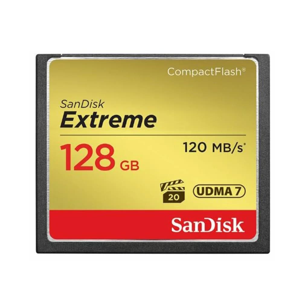 Флеш карта CF 128GB SanDisk Extreme 120MB/s