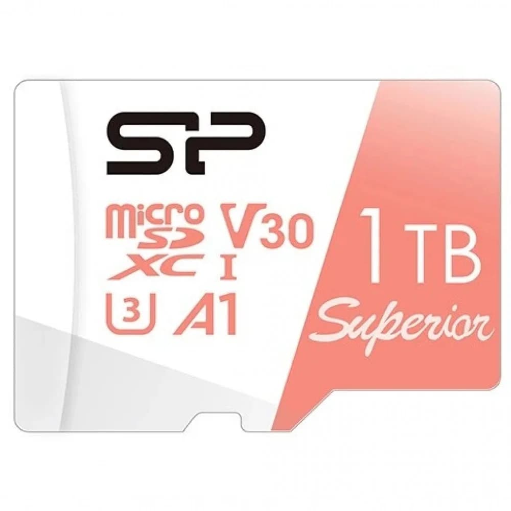 Флеш карта microSDXC 1TB Silicon Power SP001TBSTXDV3V20 Superior V30 A1 + adapter