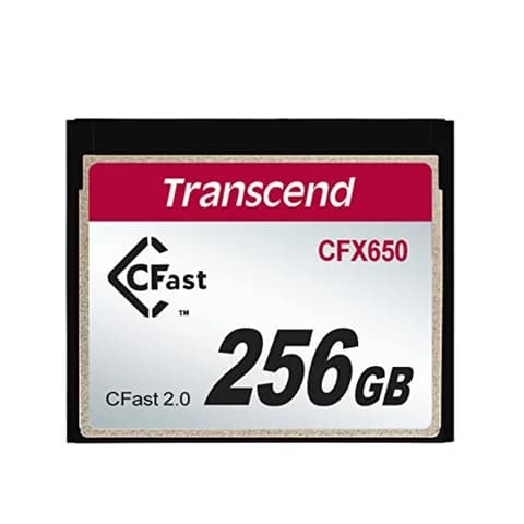 Карта памяти Transcend CFX650 256Gb CFast 2.0 Скорость чтения/записи 510/370 МБ/с