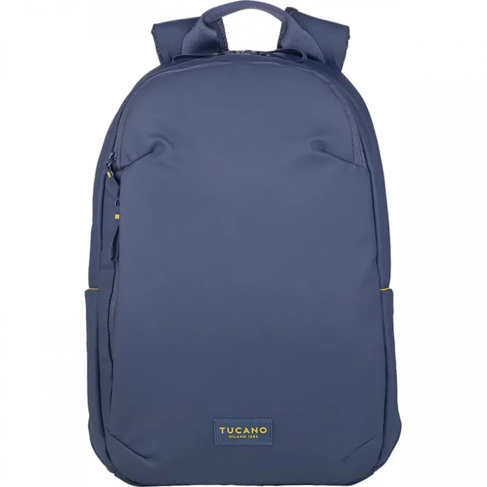 The Laser backpack for 15.6" laptops and 16" MacBooks, made from water-resistant resin-coated fabric obtained from recycled plastic, features a compact design and excellent pocket organization.