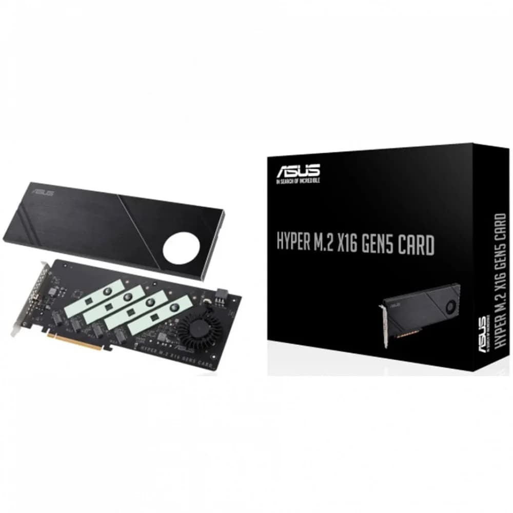 Адаптер Asus Hyper M.2 x16 Gen 5 Card, 4xNVMe, M.2 (2242/2260/2280/22110)