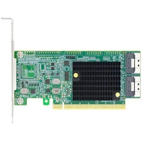 Адаптер для SSD/ PCIe x16 to Two SlimSAS SFF-8654 8i Retimer Adapter