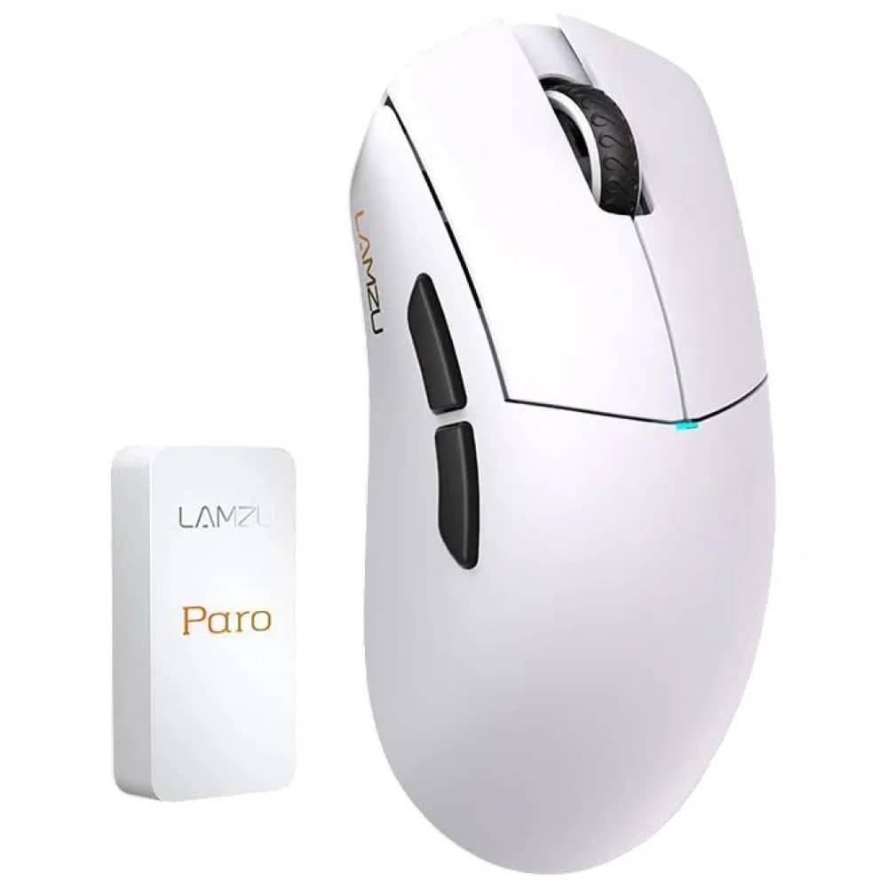 LAMZU PARO AURORA Mouse, WHITE