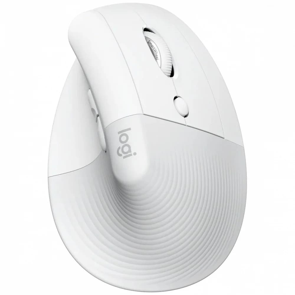 Мышь беспроводная Logitech Lift Vertical Ergonomic WHITE/PALE GREY (4000dpi 4but) (910-006480)