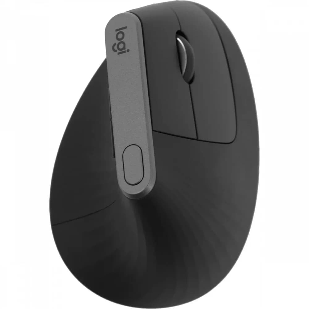 Мышь Logitech MX Vertical черный/черный оптическая (4000dpi) беспроводная BT/Radio USB (6but)