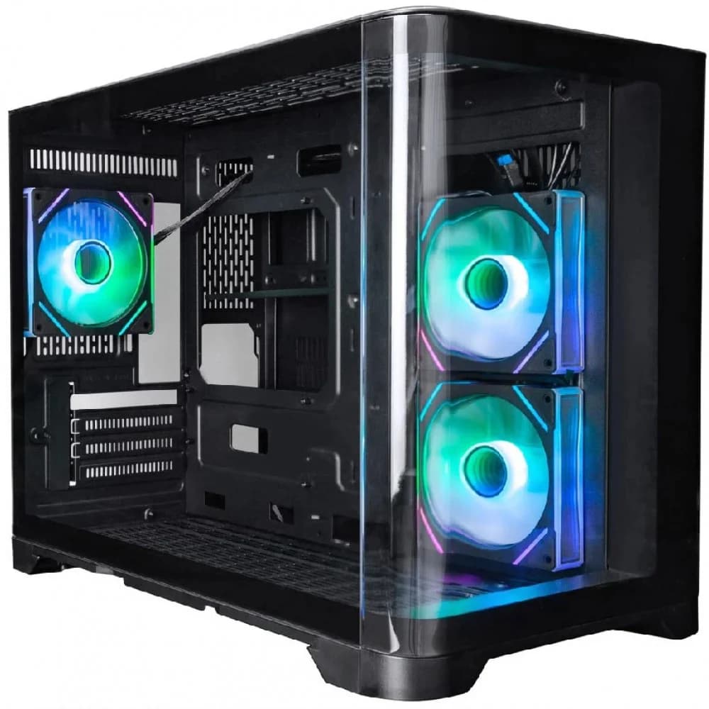 Компьютерный корпус, 1STPLAYER, UV6 BK, UV6-BK-2FC7R-1FC7, M-ATX / ITX, 2*3.5"/3*2.5", Высота кулера до 157 мм, Длина VGA до 400 мм, 280453377 мм, Без Б/П, Черный