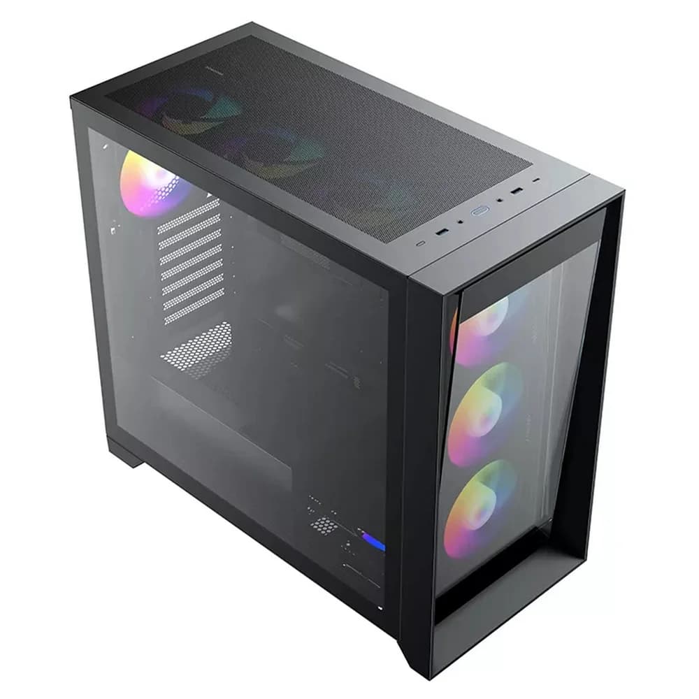 Lagrange black with 4 pcs ARGB fan (PWM+5V 3PIN) +FAN HUB