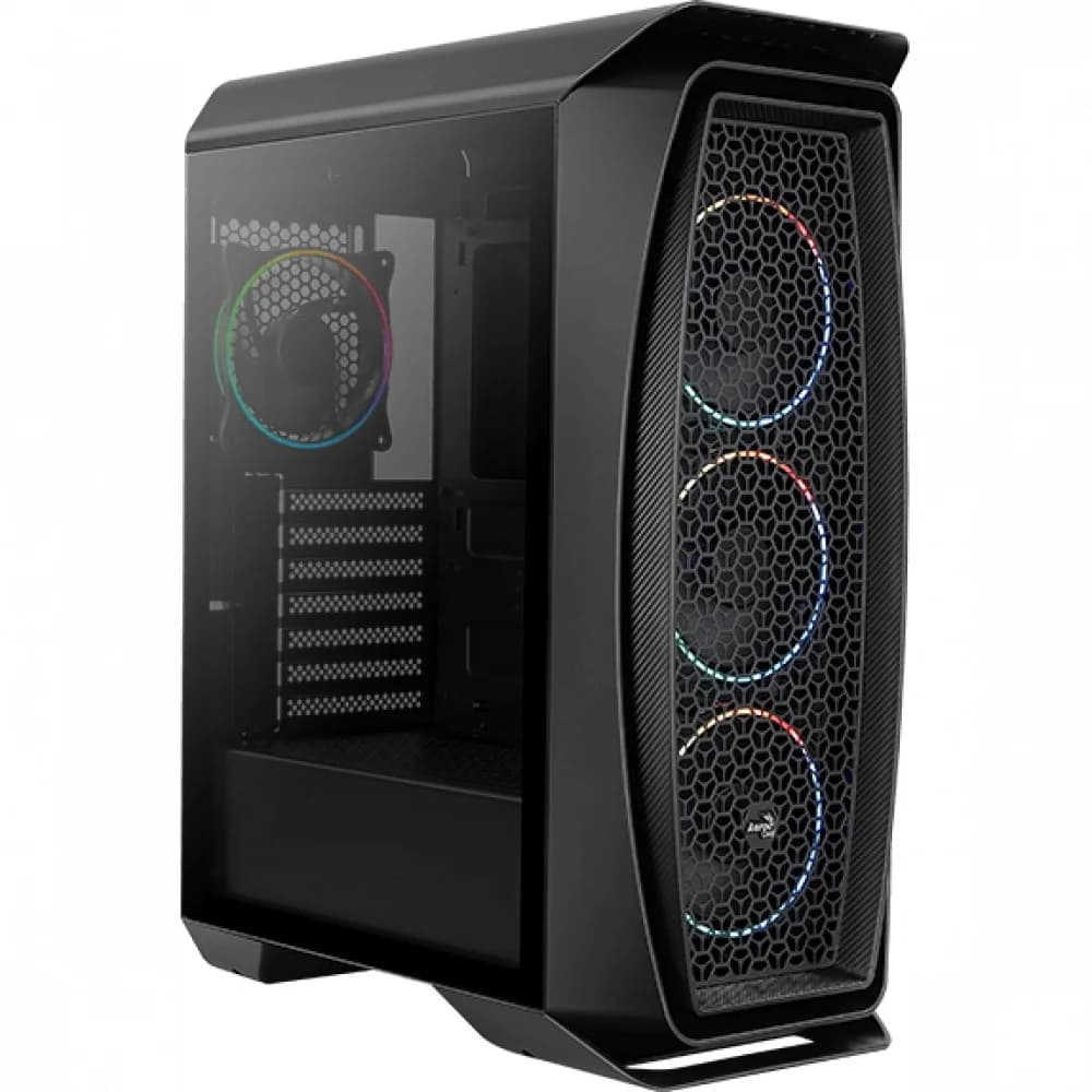 Case ATX midi tower AeroCool, Aero One Eclipse, (без БП), black
