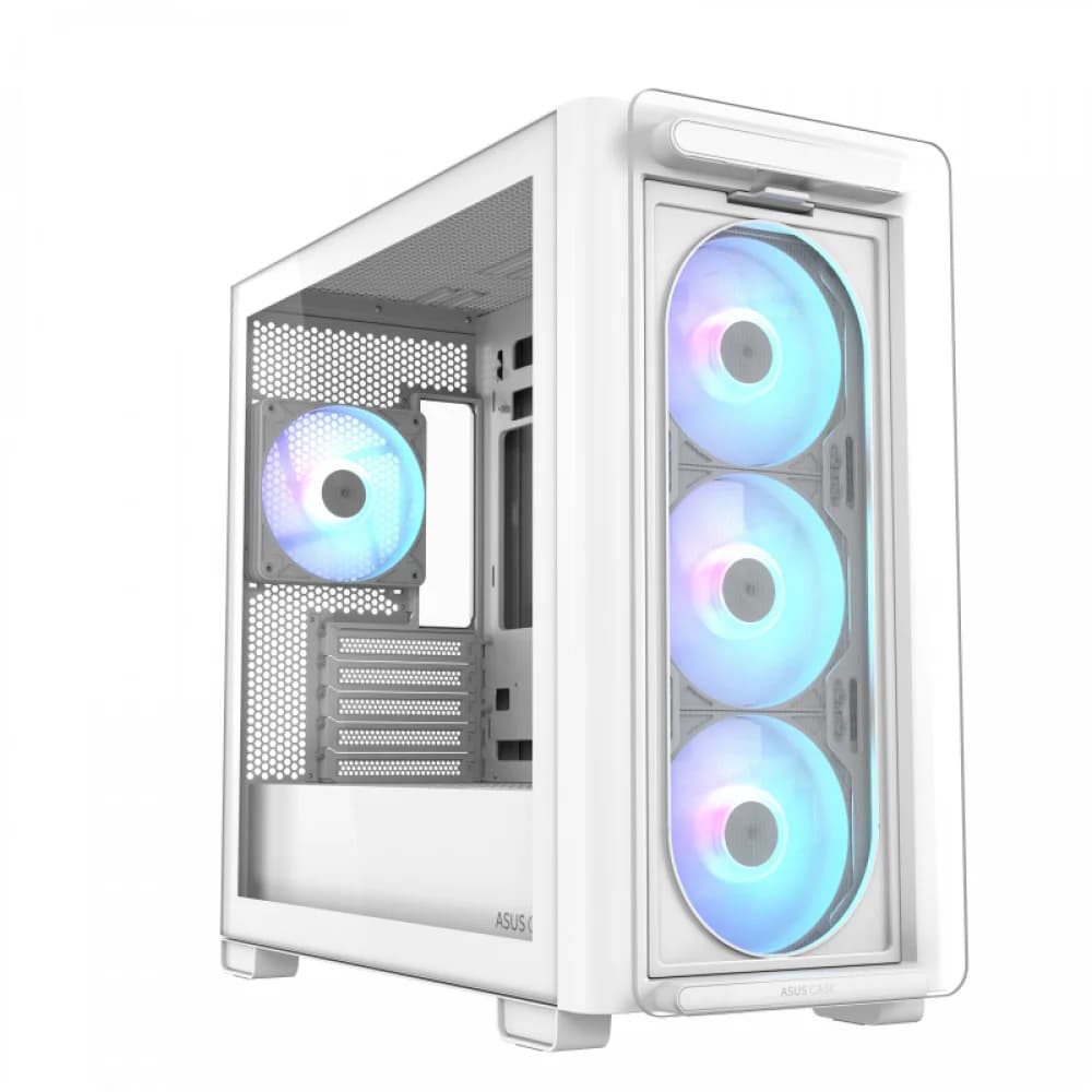 Корпус ASUS A23 PLUS TG ARGB WHITE mATX/mITX 90DC00K3-B19010