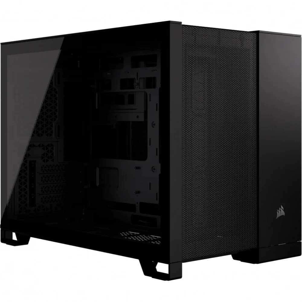 Корпус без блока питания/ Case Corsair 2500D Airflow, Midi-Tower, TG, no fan, 2xUSB-A 3.2, 1xUSB 3.2 Type-C, mATX, mITX Black