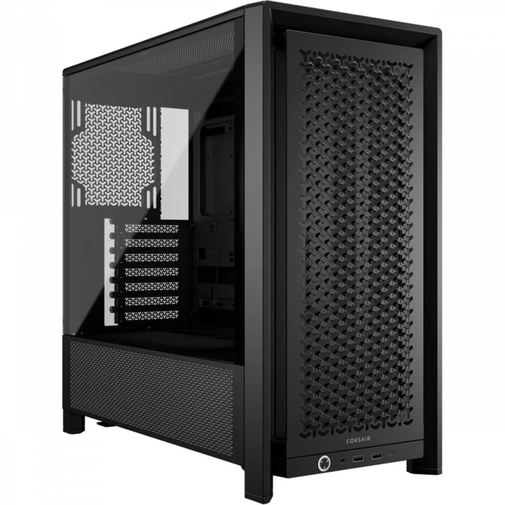 Корпус без блока питания/ Case Corsair Frame 4000D, Midi-Tower, TG, no fan, 2xUSB-A 3.2, 1xUSB 3.2 Type-C, E-ATX, ATX, mATX, mITX Black