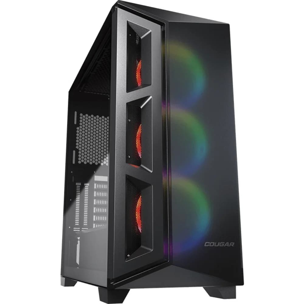Компьютерный корпус, Cougar, Dark Blader X5 RGB, E-ATX/ATX/Micro ATX, USB 1*3.1/2*3.0, HD-Audio+Mic, Кулер 3*12см ARGB, Высота процессорного кулера до 170 мм, Длина VGA до 400мм, 2*3.5"/4*2.5", Слот